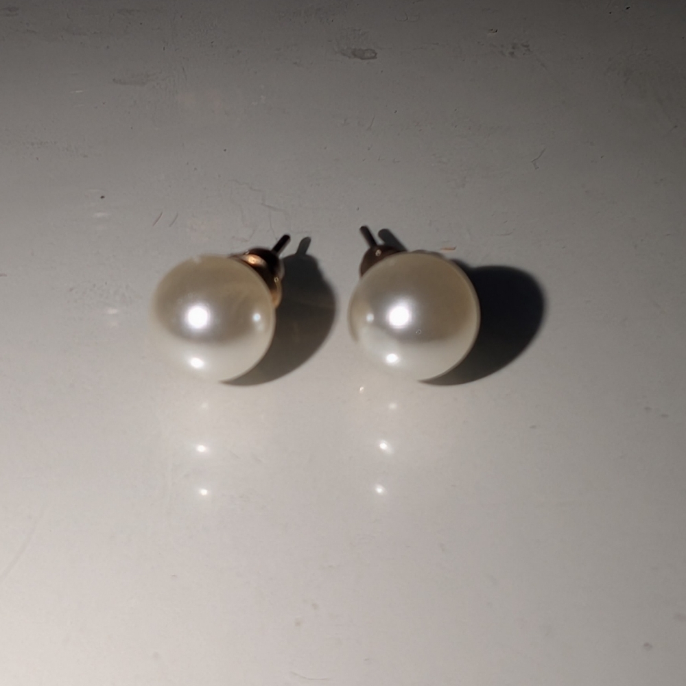 Pearl Stud Earrings